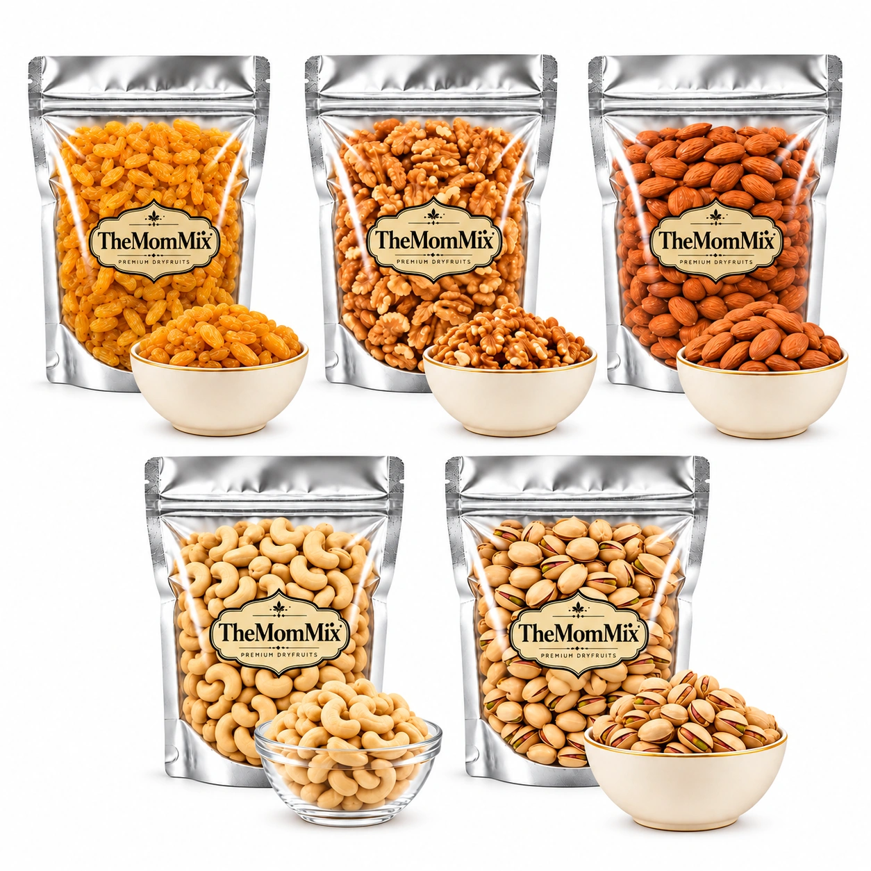 5-in-1 Trial Combo — real nuts and dry fruits