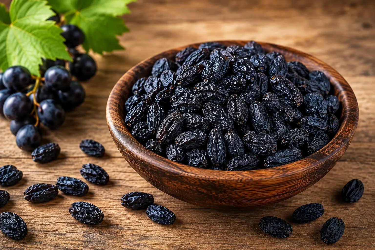 Dried Black Raisins view 2