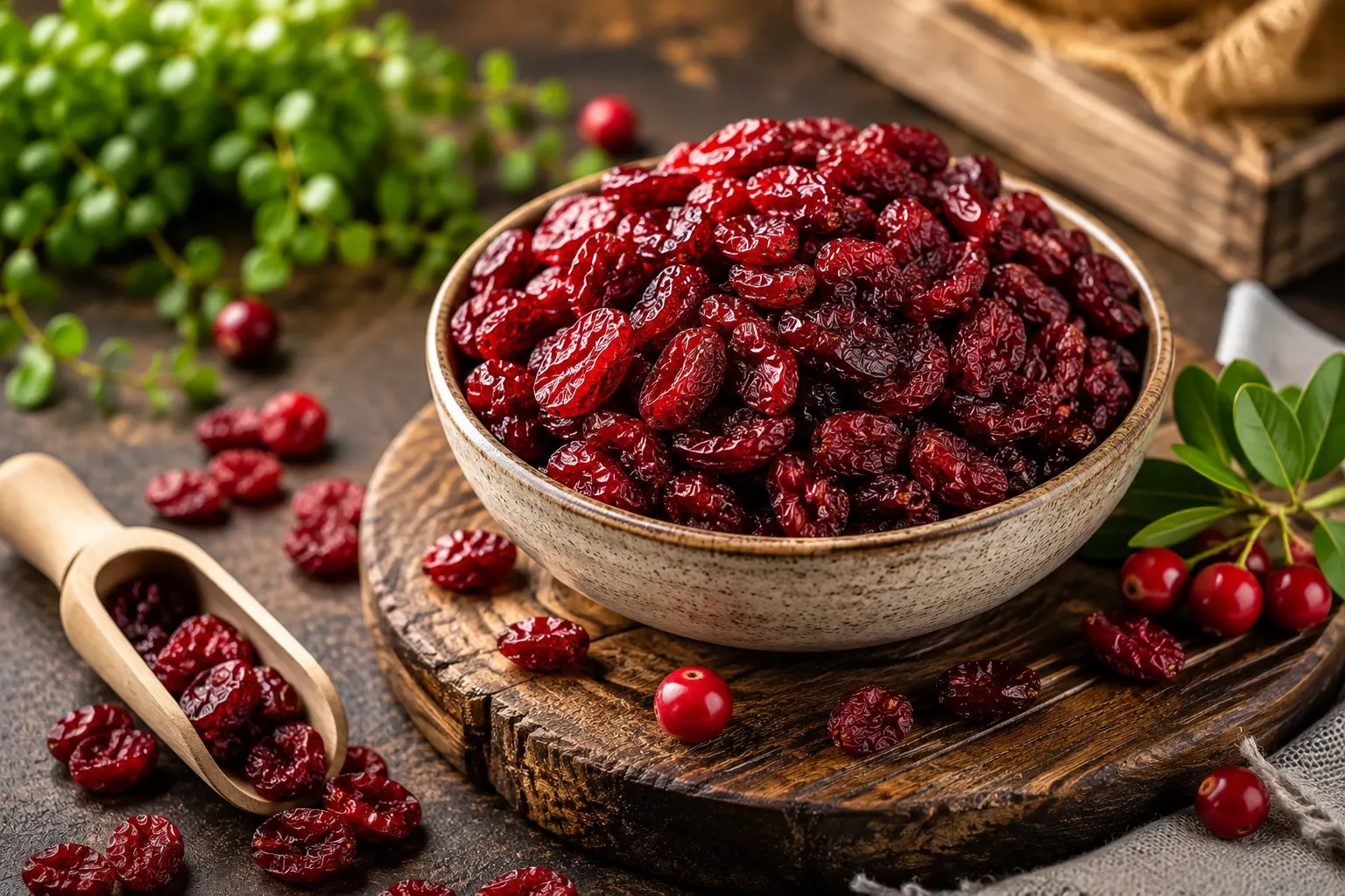 Dried Cranberries view 2