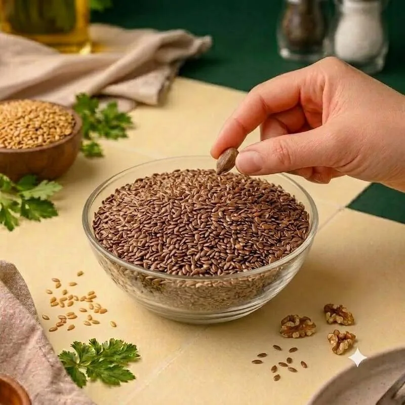 Flax Seeds view 2