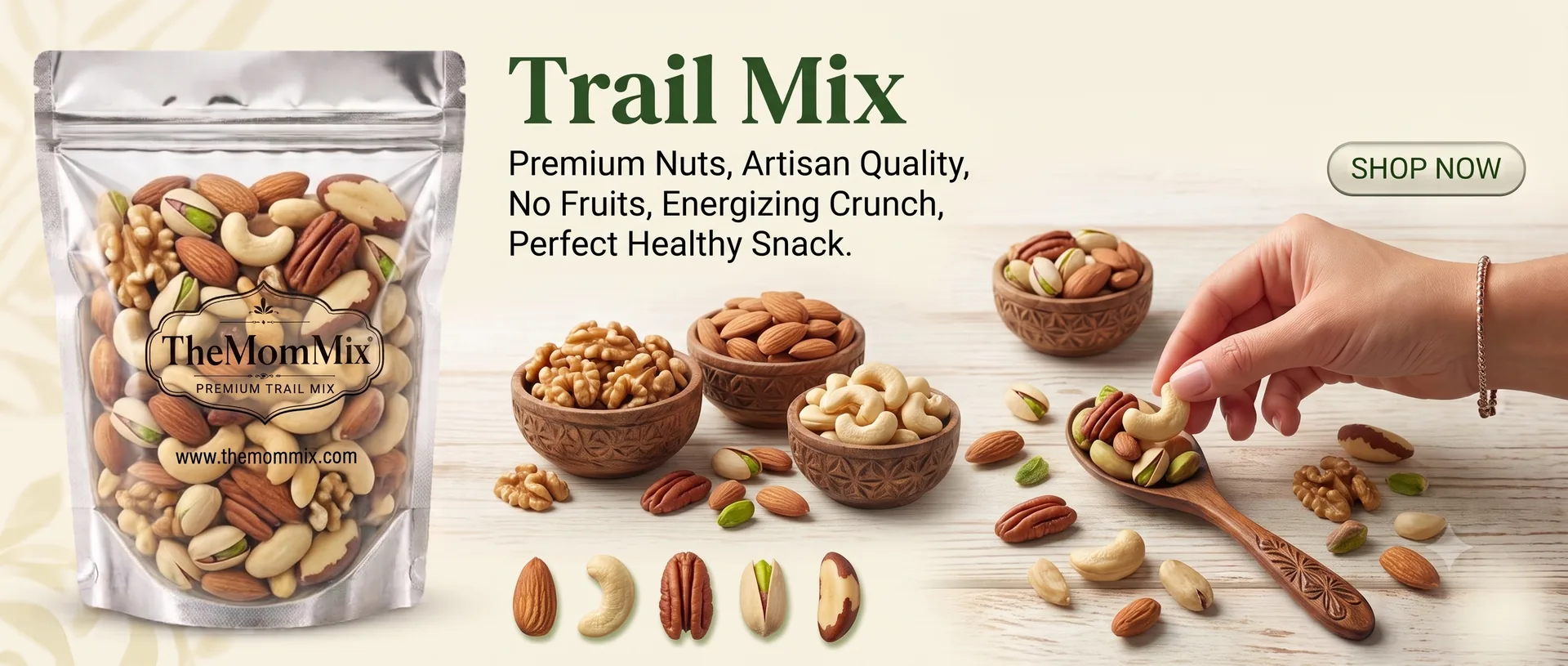 Trail Mix — premium nuts, artisan quality, energizing crunch