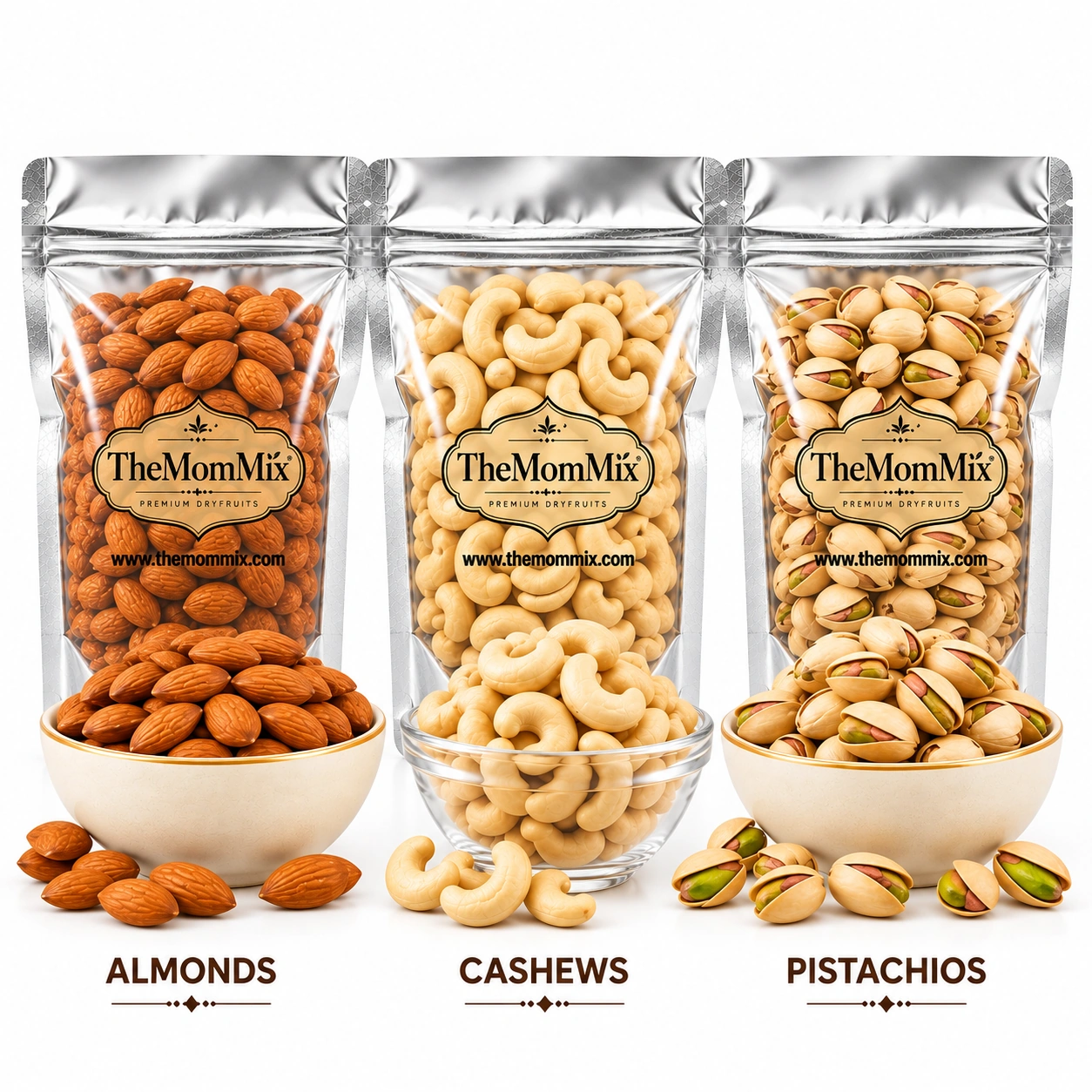 Premium Trio — real nuts and dry fruits