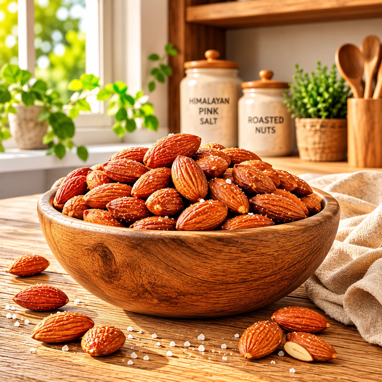 Salted Roasted Almonds view 2