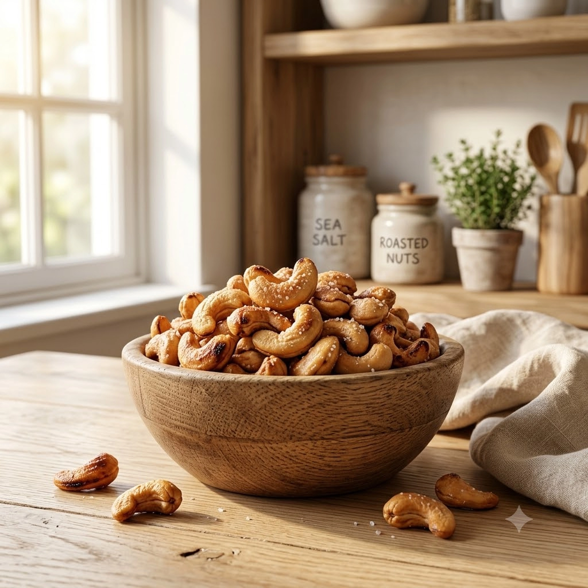 Salted Roasted Cashews view 2