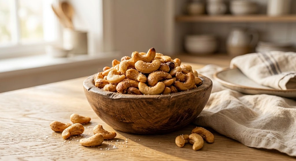 Salted Roasted Cashews: Benefits & Why They Make a Great Snack